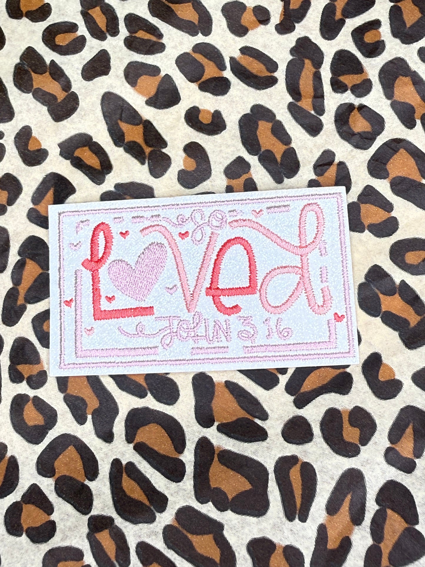 Loved John 3:16 Patch