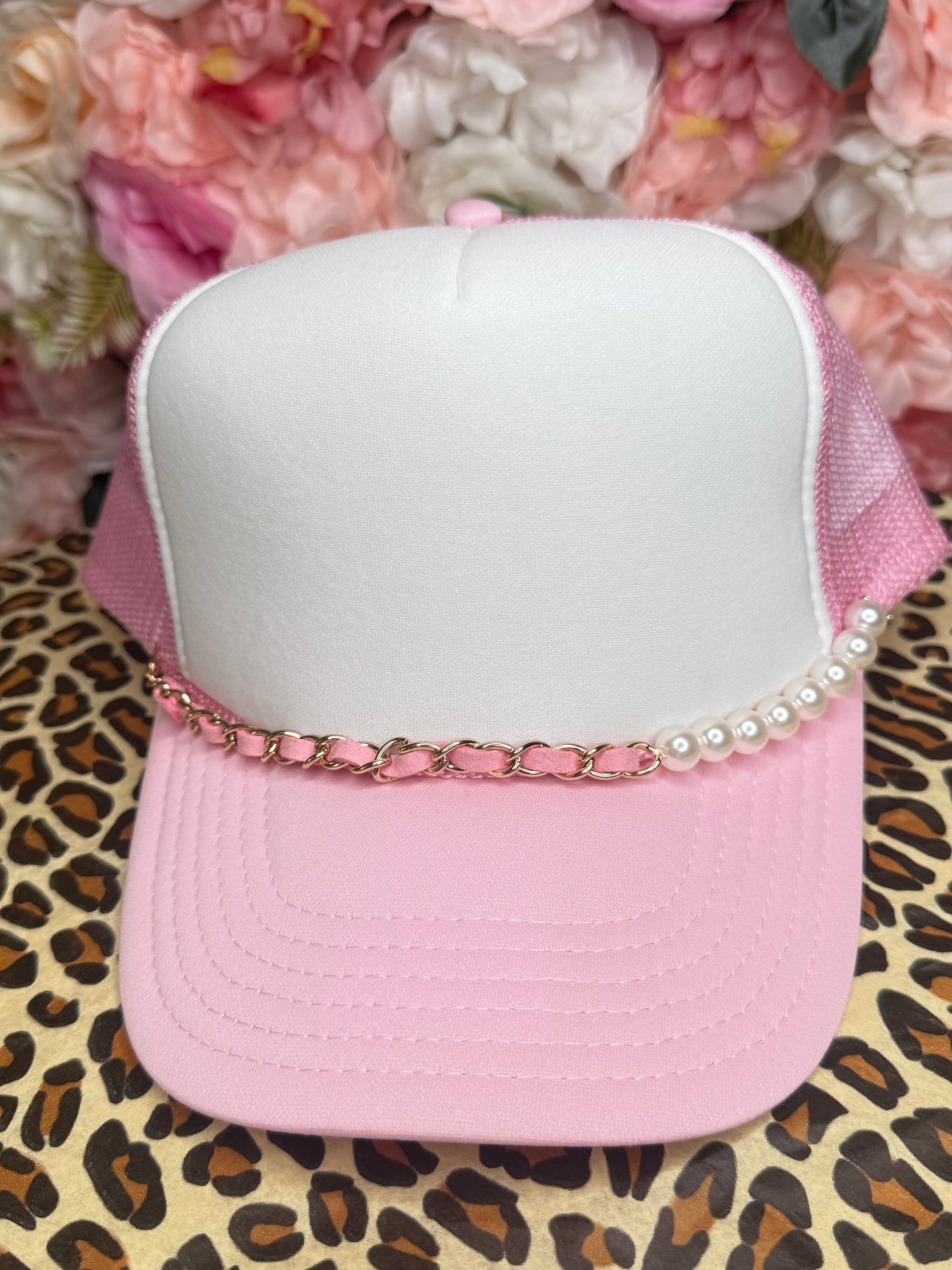 Pearls & Petals Hat Chain