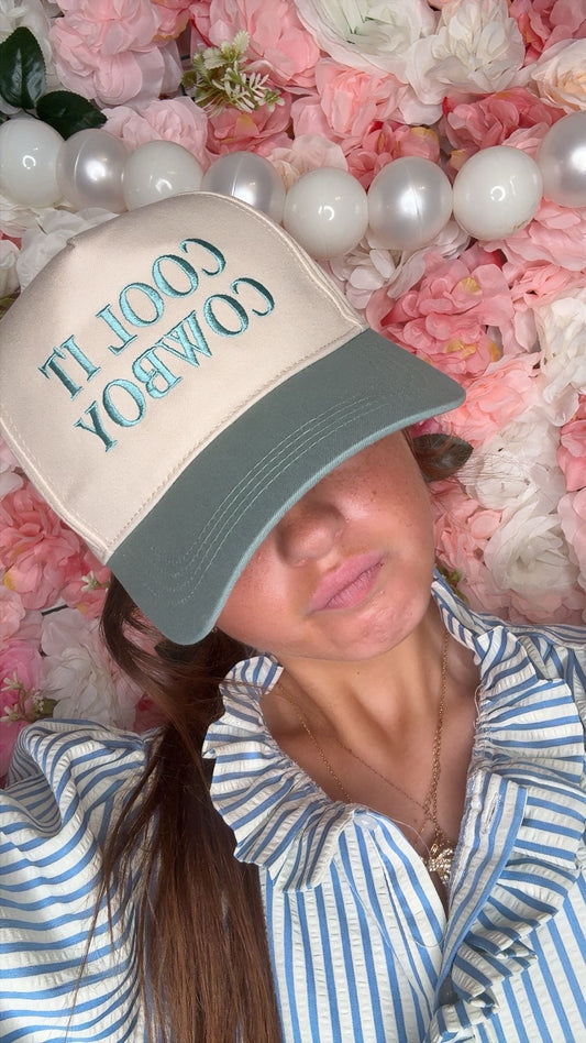 Cool it Cowboy trucker hat