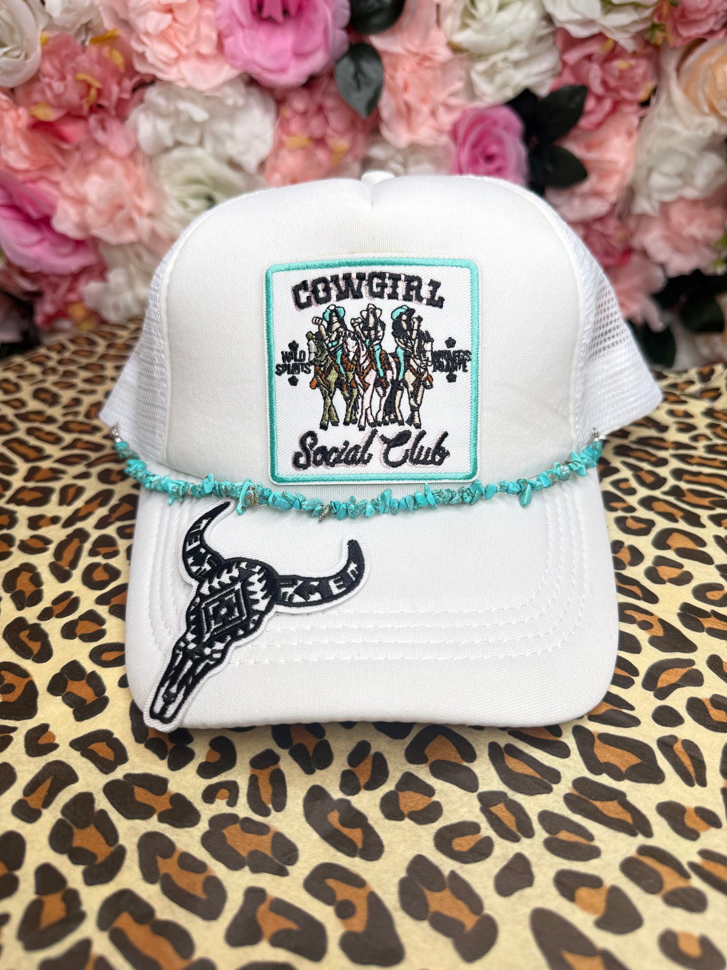 Turquoise Trails Hat Chain