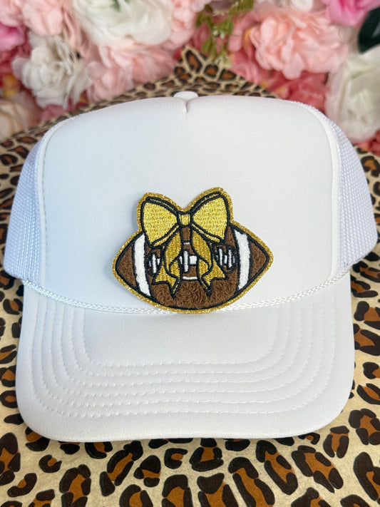 Football Bow Patch