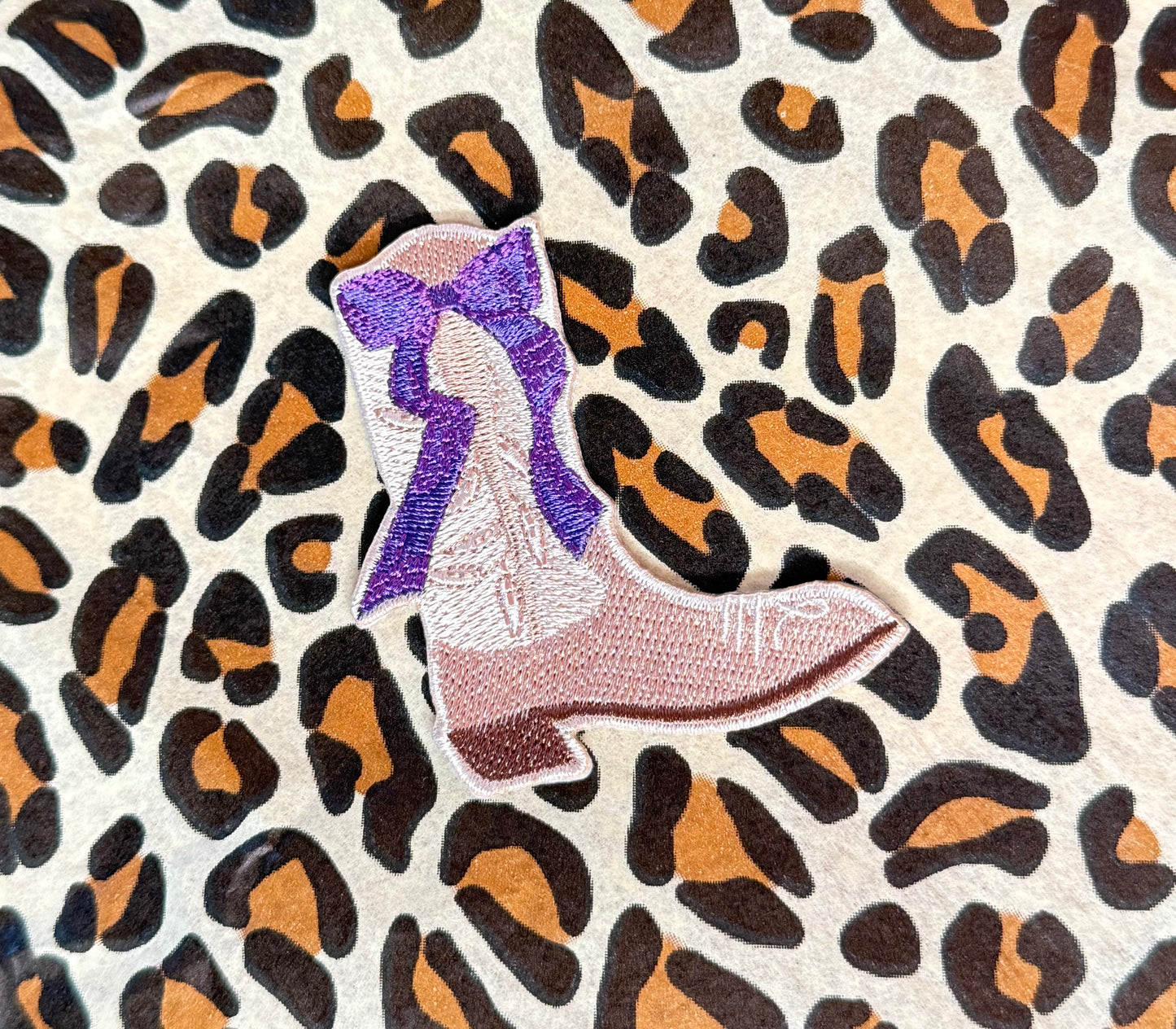 Boot With Bow Patch