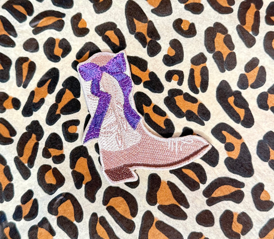 Boot With Bow Patch