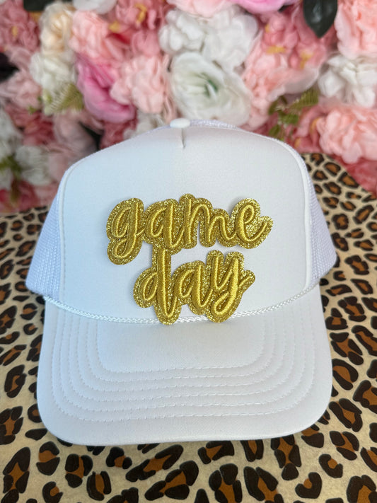 Game Day Gold Iron On Patch