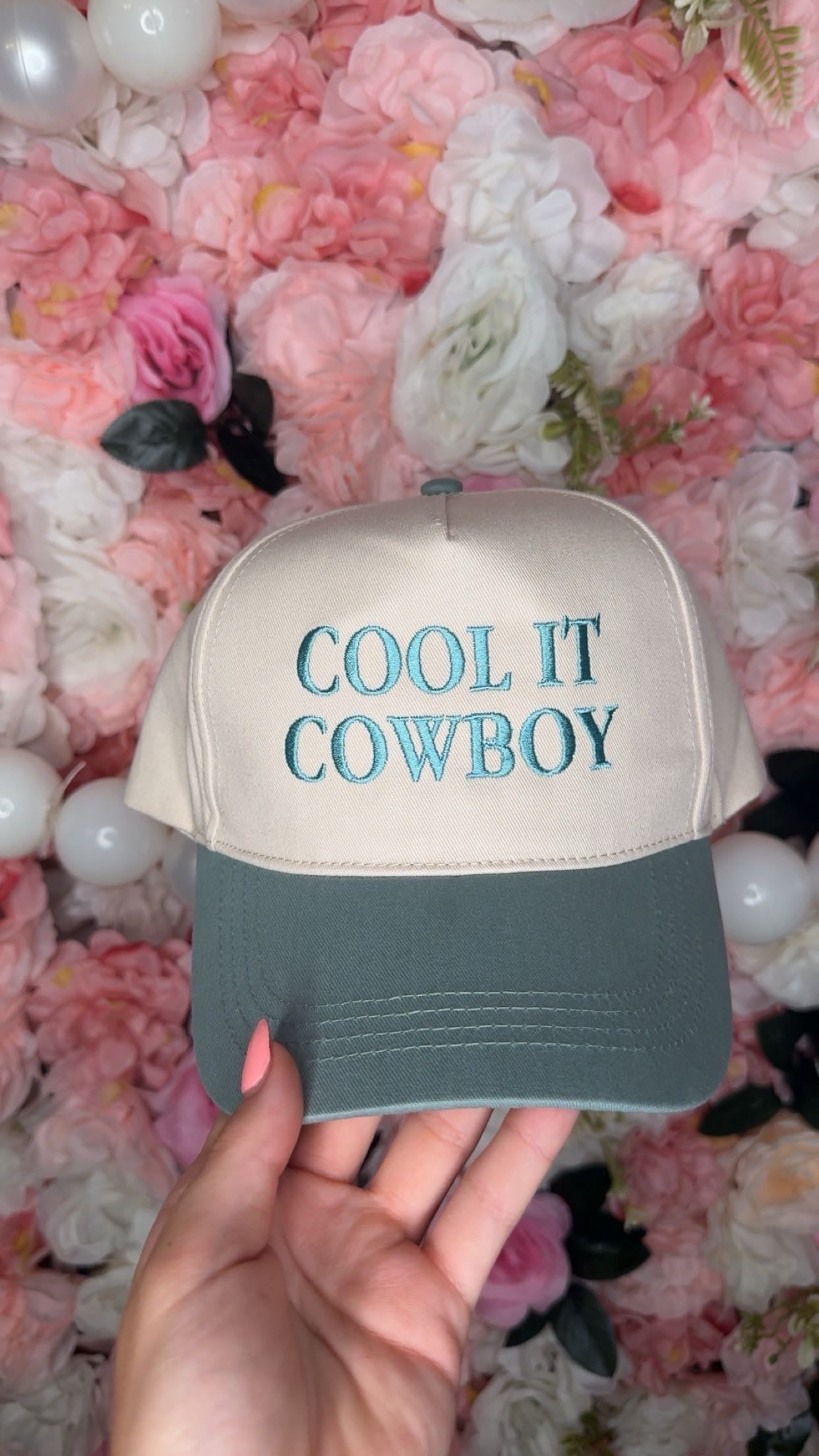 Cool it Cowboy trucker hat