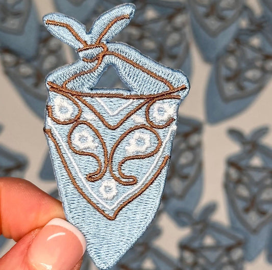 Bandana Light Blue Patch
