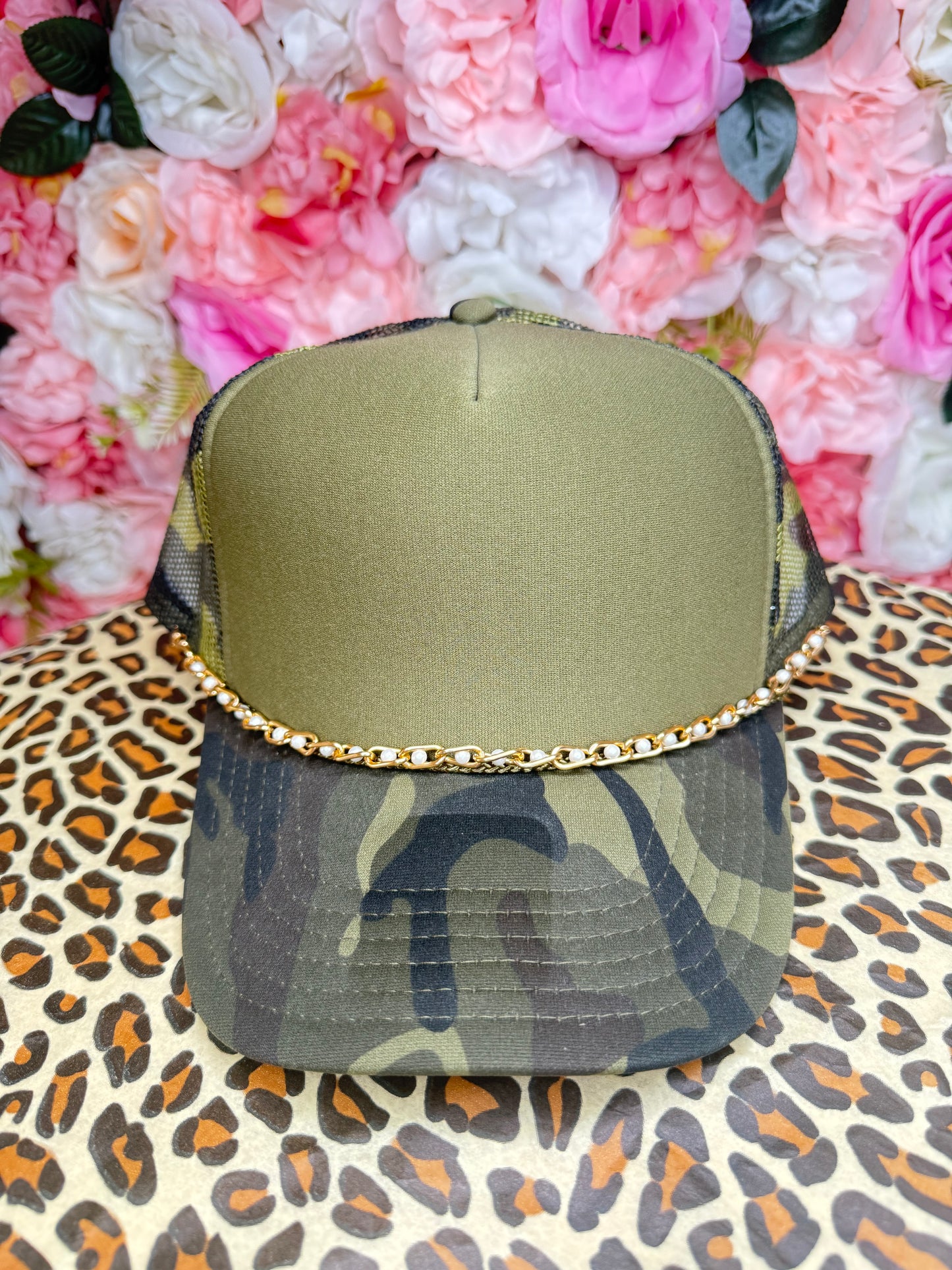 Pearl Luxe Link Hat Chain