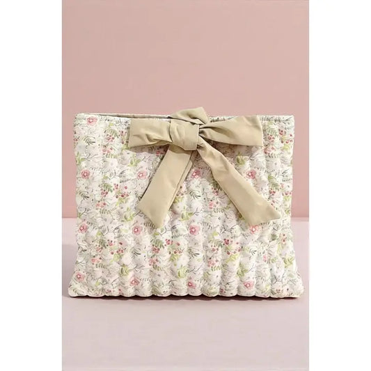 Eve Floral Bible Cover - Beige
