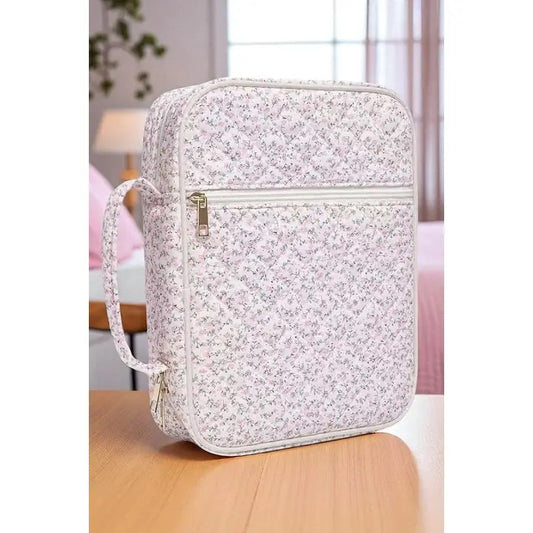 Naomi Pink Floral Bible Cover